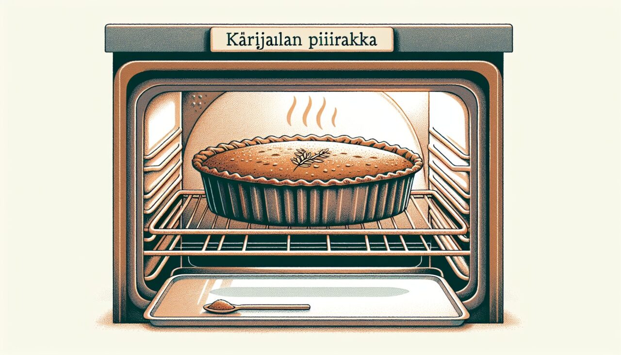 Karjalanpiirakka Uunissa