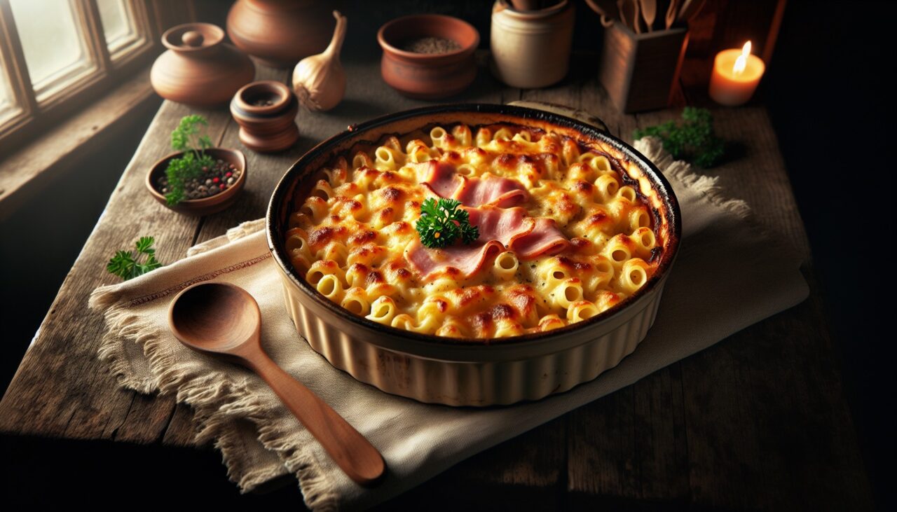 Kinkkupasta Uunissa
