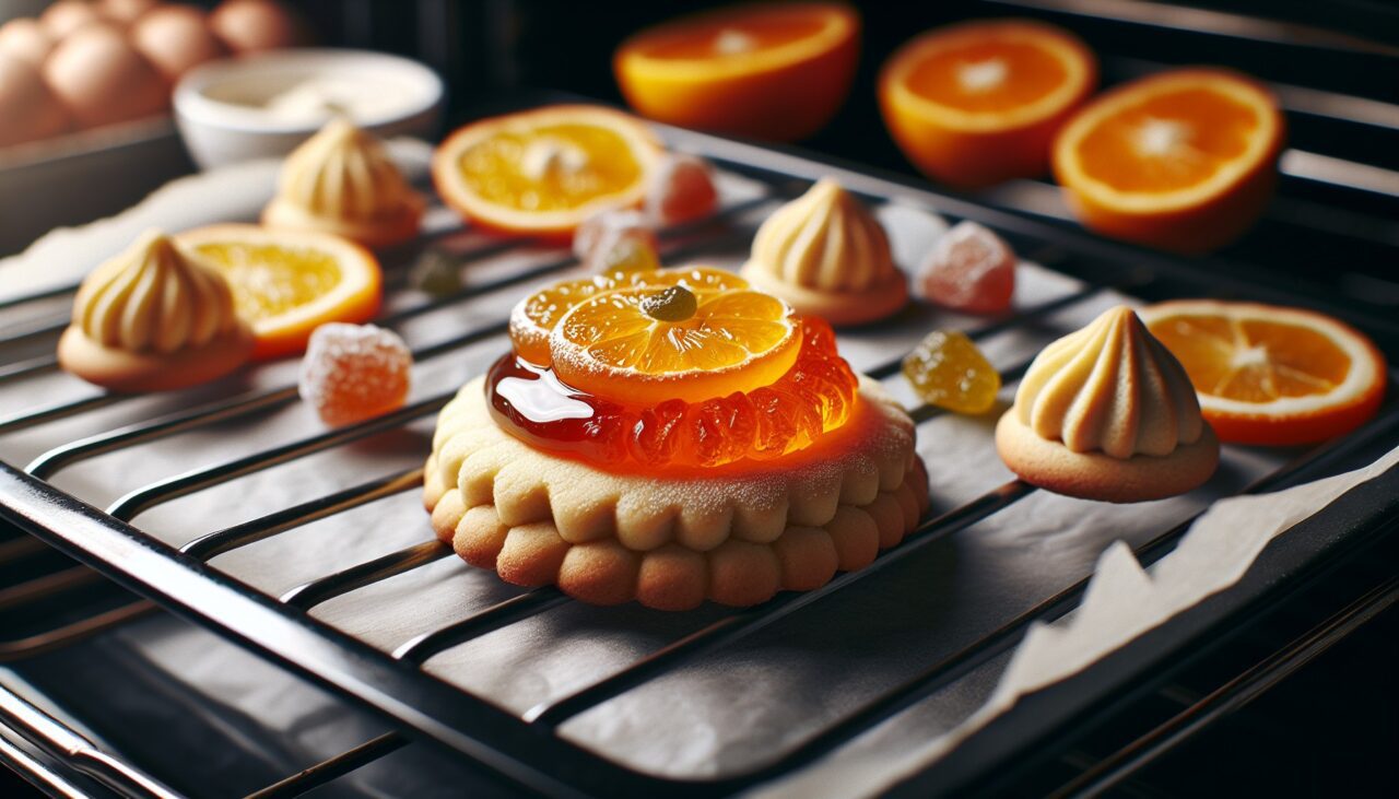 Marmeladilliset Keksi Uunissa