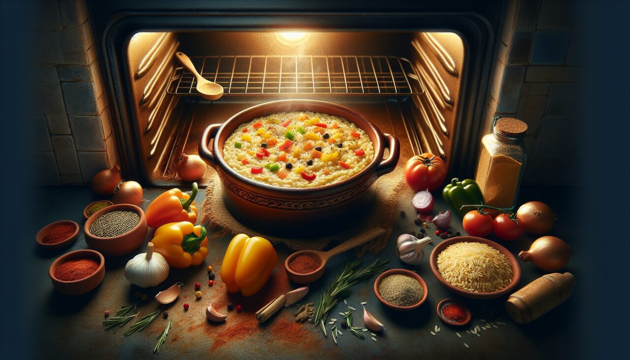 Meksikolainen Risotto Uunissa