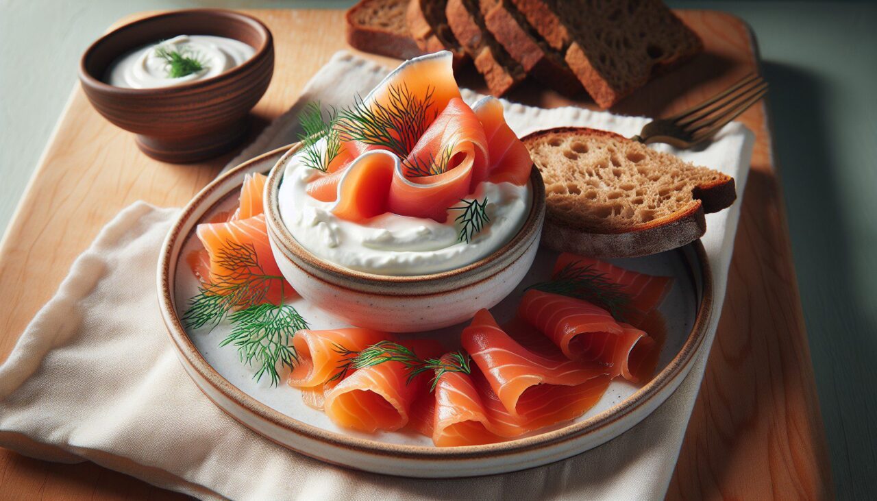 Uunilohi Creme Fraiche